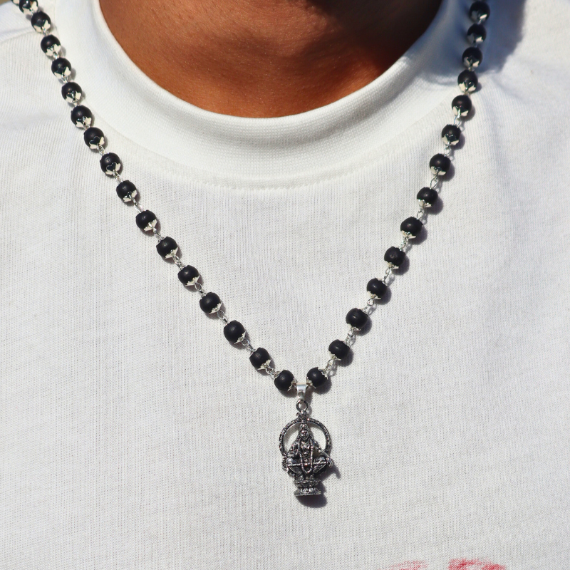 Ayyappa Silver Pendant