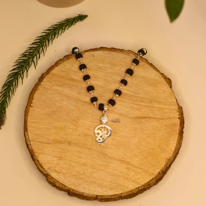 Karungali Mala with Murugan Vel Pendant | Divine Strength