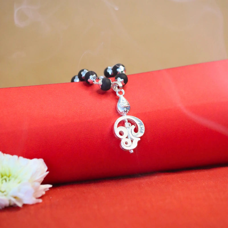 Karungali Mala with Murugan Vel Pendant | Divine Strength