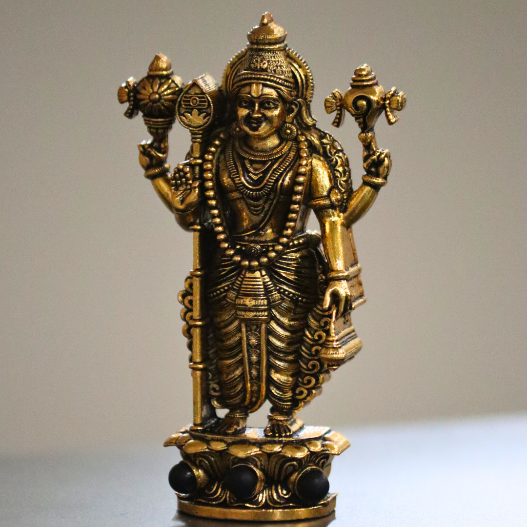 Divine Murugan Ji Idol – Premium Golden & Silver Finish