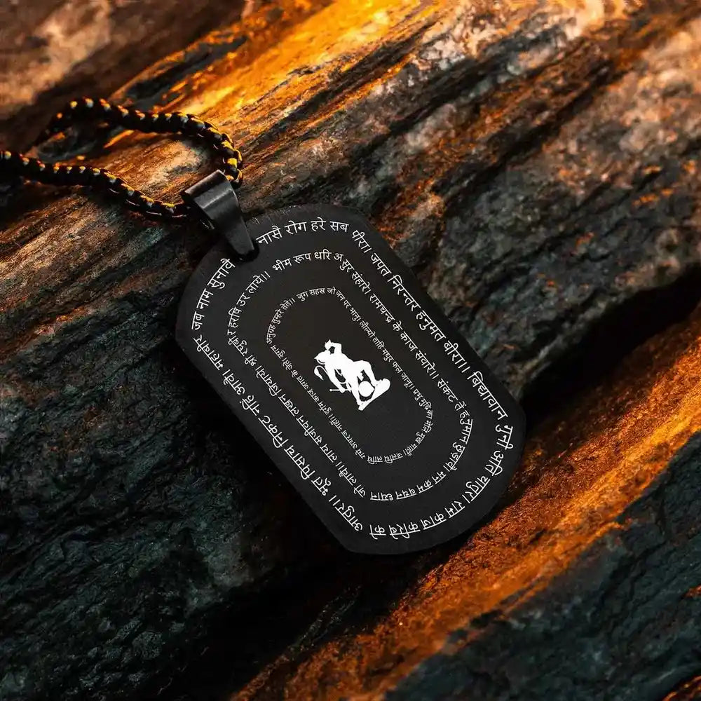 Hanuman Chalisa Pendant for Men