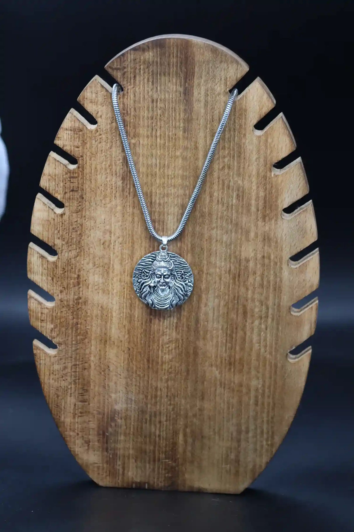 Mahadev Silver Pendant