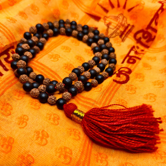 Certified Karungali Rudraksha Malai – Protection, Peace & Health