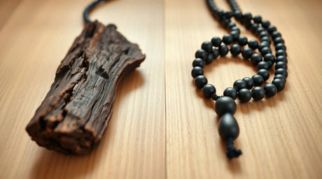 Karungali Mala Made of Which Material?