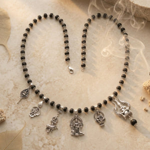 Karungali Mala with 6 Pendants | Buy 1 Get 6 Free