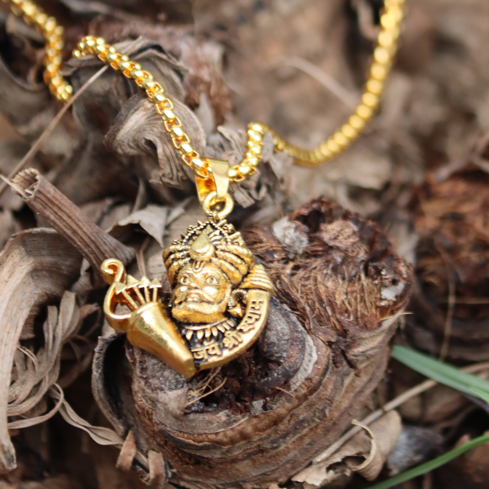 Khatu Shyamji Pendant with Chain - Divine Blessings and Unique Style