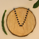 Silver Plated Karungali Mala - 100% Natural Ebony Wood