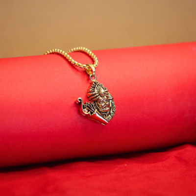 Khatu Shyam Locket With Gold Plated Chain