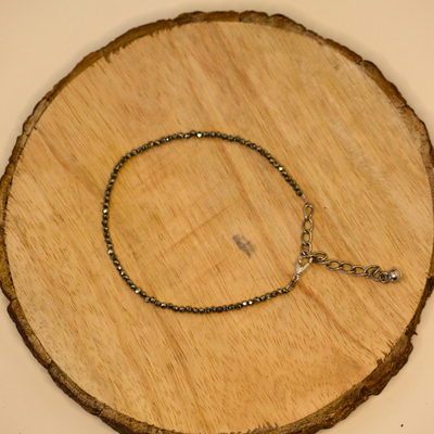 Pyrite Anklet For Womens