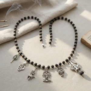 Karungali Mala with 6 Pendants | Buy 1 Get 6 Free