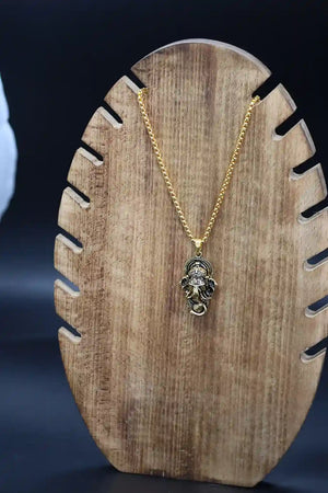 Ganesha Golden Pendant with chain