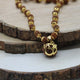 Gold Plated Shree Om Rudraksha Mala