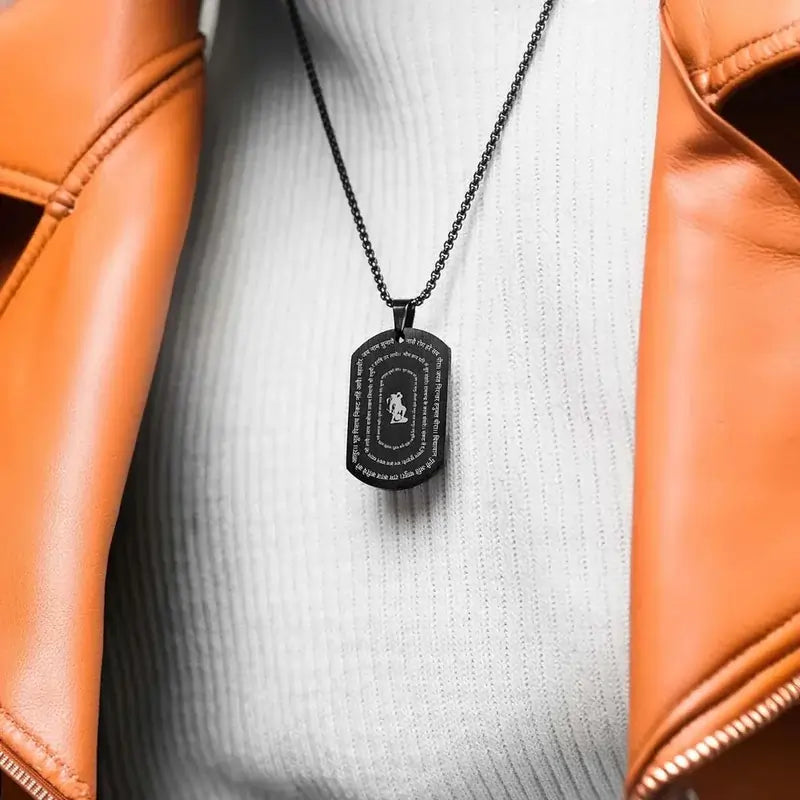 Hanuman Chalisa Pendant for Men