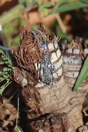 Lord Ram Silver Pendant