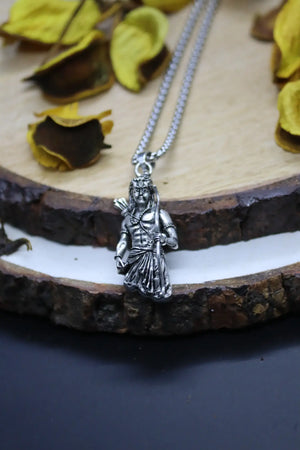 Lord Ram Silver Pendant