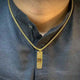Ram Pendant with 24K Gold Plated Chain