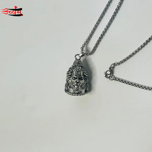 Shiva Hanuman Silver Plated Pendant