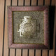 Shree Yantra on Raw Pyrite Frame