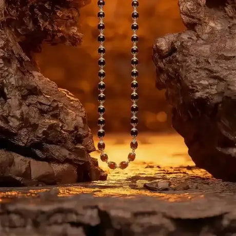 SilverPlatedKarungaliMala-100NaturalEbonyWood9