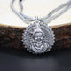 Silver Mahadev Locket With Snake Chain