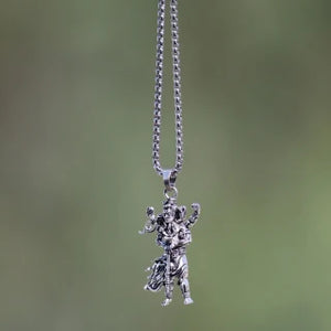 Standing Warrior Lord Shiva Pendant