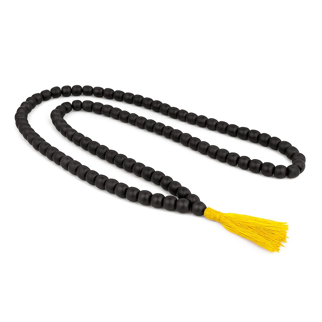 Divya Karungali Malai – 108+1 Natural Ebony Wood Beads for Peace & Balance