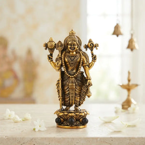 Divine Murugan Ji Idol – Premium Golden & Silver Finish
