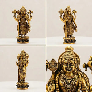 Divine Murugan Ji Idol – Premium Golden & Silver Finish