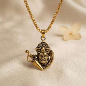 Khatu Shyam Locket With Gold Plated Chain
