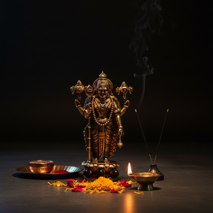 Divine Murugan Ji Idol – Premium Golden & Silver Finish