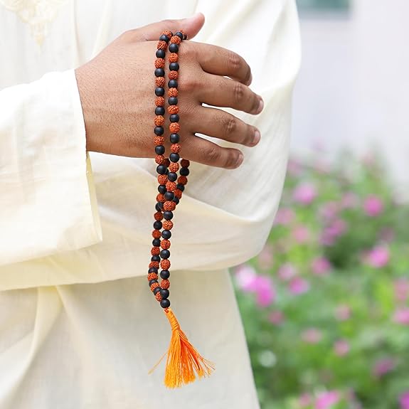 Certified Karungali Rudraksha Malai – Protection, Peace & Health