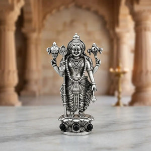 Divine Murugan Ji Idol – Premium Golden & Silver Finish