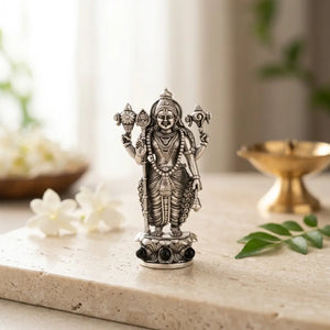 Divine Murugan Ji Idol – Premium Golden & Silver Finish